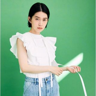 Adam et Rope' - アダムエロペ フリルセットTシャツの通販|ラクマ