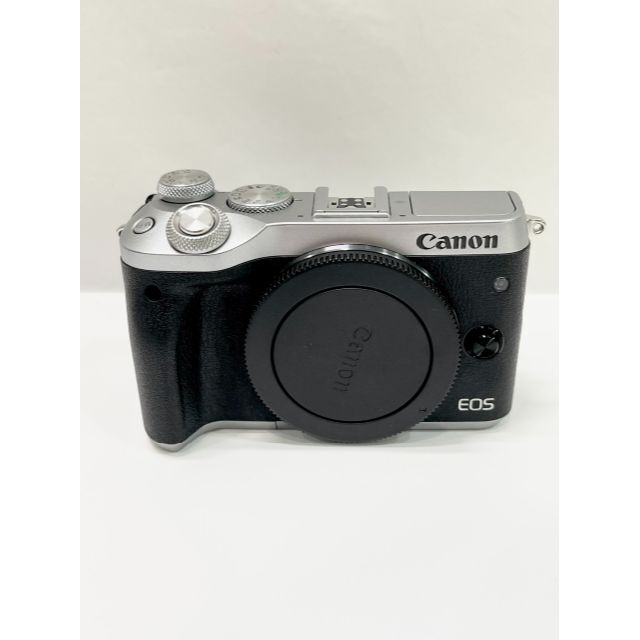 定番 Canon ミラーレス一眼カメラ EOS M6 ダブルズームキット シルバー