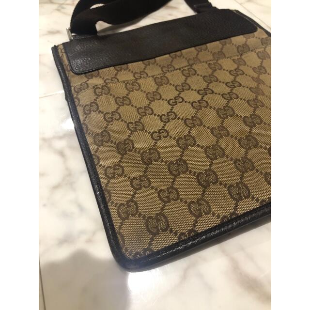 Gucci - GUCCI グッチ ショルダー バッグ サコッシュ GG キャンバス