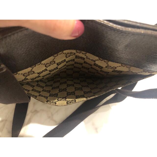 Gucci - GUCCI グッチ ショルダー バッグ サコッシュ GG キャンバス