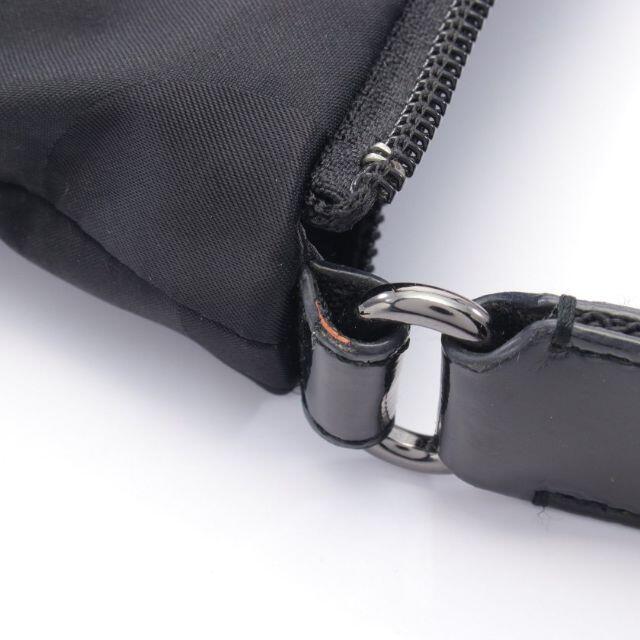 agnes b.(アニエスベー)のショルダーバッグ ドット ナイロン エナメル ブラック ロゴ レディースのバッグ(ショルダーバッグ)の商品写真