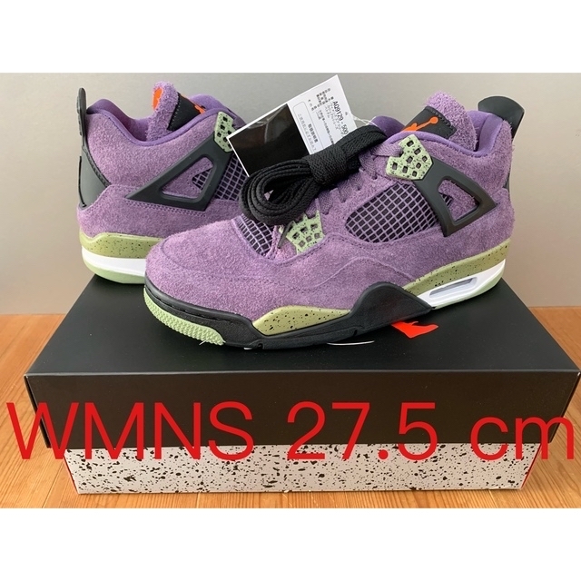 Nike WMNS Air Jordan 4 Canyon Purple エヴァ