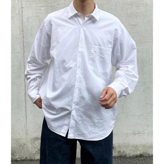 【未使用品】COMOLI(コモリ) 22S/S 新型コモリシャツ 白 サイズ1