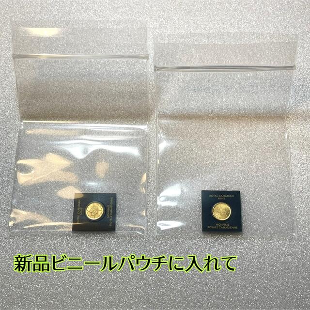 ✅金貨2枚セット/メープルリーフ金貨/1g/真贋保証/ランダム エンタメ/ホビーのコレクション(その他)の商品写真