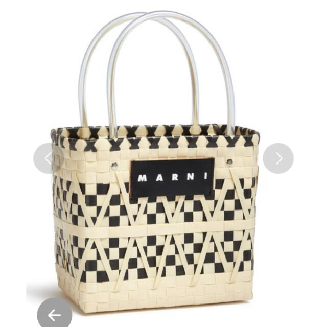 新品 MARNI スクランブルバッグ マルニマーケット カゴバッグ