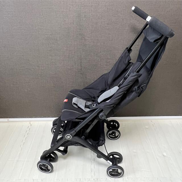 ポキットプラス B型ベビーカー 専用収納袋付き!ブラックの通販 by