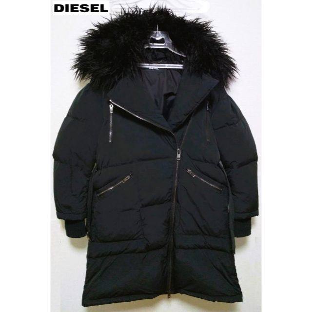 DIESEL ディーゼル ロングダウンコート ライナー付 RN93243ブラック