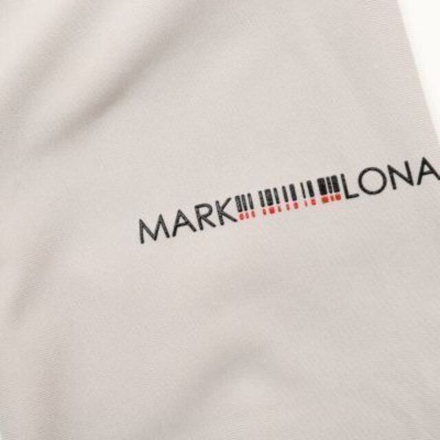 MARK&LONA マーク＆ロナ スカルロゴライダースパンツ M ライトグレー