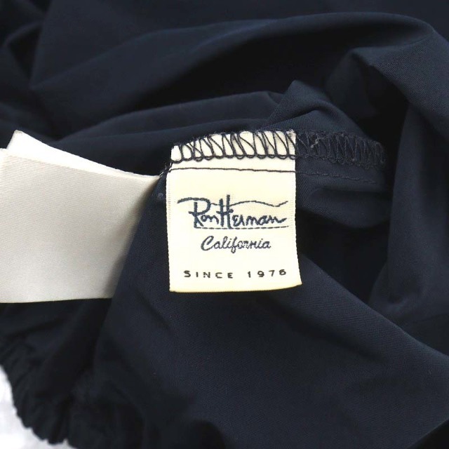 Ron Herman(ロンハーマン)のロンハー セットアップ 上下 カットソー ノースリーブ イージーパンツ XS 紺 レディースのトップス(カットソー(半袖/袖なし))の商品写真