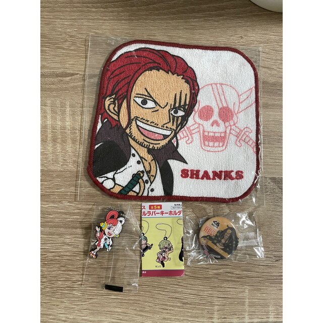 BANDAI(バンダイ)のONE PIECE FILM REDカプセルラバーマスコットセット エンタメ/ホビーのおもちゃ/ぬいぐるみ(キャラクターグッズ)の商品写真