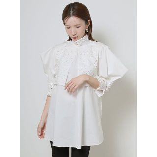 スナイデル(SNIDEL) レースブラウス シャツ/ブラウス(レディース/長袖 ...