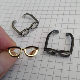 3個入り　13号　メンズ　メガネ　デザイン　カフリング　リング(リング(指輪))