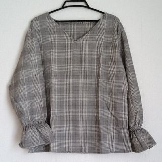 ページボーイ(PAGEBOY)の【新品】alicia PAGE BOY　グレンチェック柄シャツ(シャツ/ブラウス(長袖/七分))