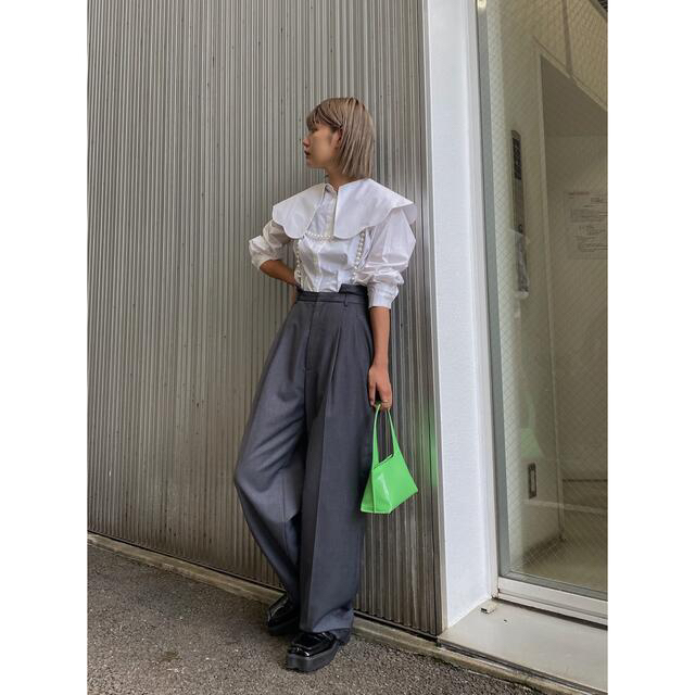 Ameri VINTAGE(アメリヴィンテージ)の【Ameri VINTAGE】PEARL SUSPENDER PANTS レディースのパンツ(サロペット/オーバーオール)の商品写真