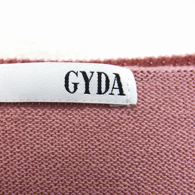 GYDA(ジェイダ)のジェイダ GYDA ニット カットソー 長袖 Vネック ハーフボタン 無地 レディースのトップス(ニット/セーター)の商品写真