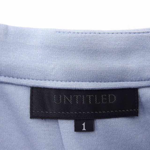 UNTITLED(アンタイトル)のアンタイトル UNTITLED タック フレア スカート ひざ下丈 無地 1 レディースのスカート(ひざ丈スカート)の商品写真