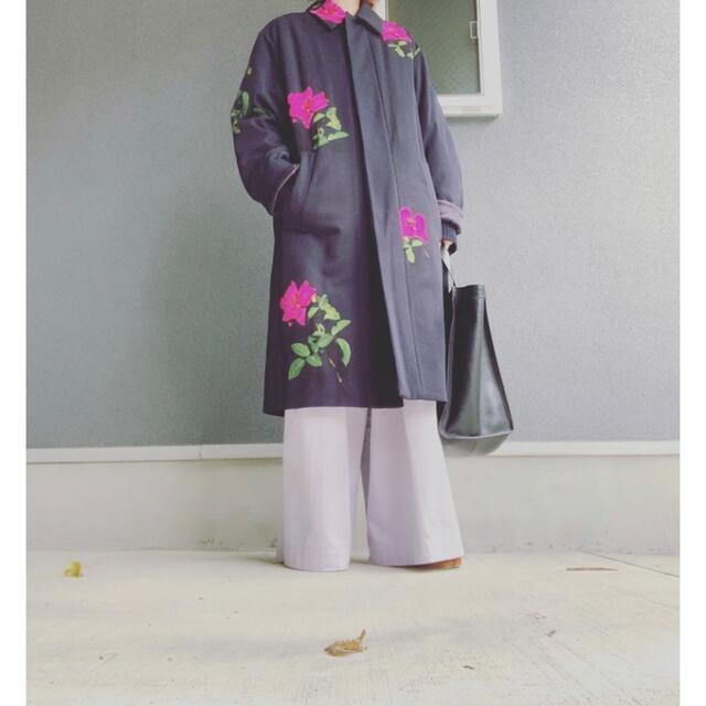 最も NOTEN VAN DRIES - ロングコート バラプリント NOTEN VAN DRIES
