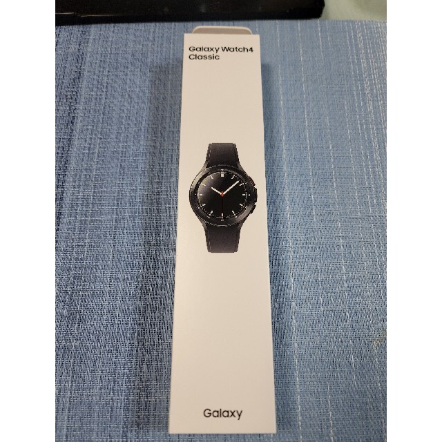 Galaxy(ギャラクシー)のGalaxy Watch4 Classic 46mm 黒 新品未開封 メンズの時計(腕時計(デジタル))の商品写真