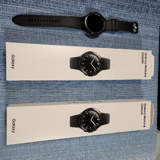 Galaxy(ギャラクシー)のGalaxy Watch4 Classic 46mm 黒 新品未開封 メンズの時計(腕時計(デジタル))の商品写真