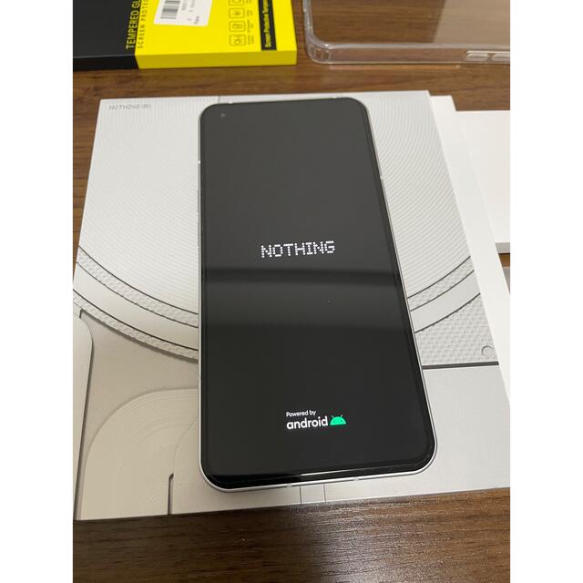 Nothing Phone 8GB 256GB White 美品　おまけ付き