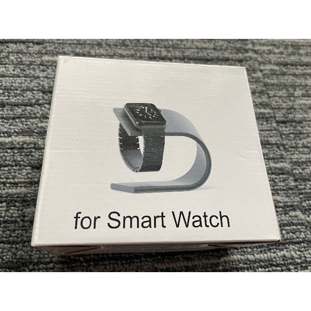 Apple Watch スタンド＆充電ケーブル（中古品）【送料無料】 スマホ/家電/カメラのスマホアクセサリー(その他)の商品写真