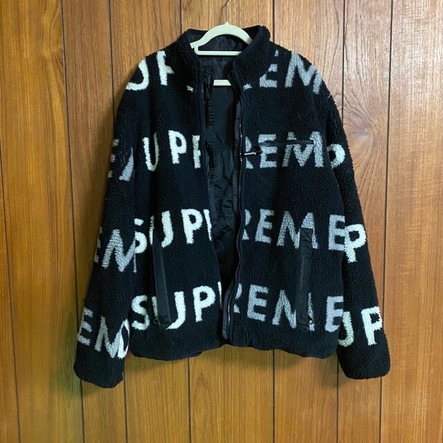 Supreme Reversible Logo Fleece Jacket