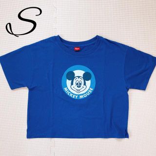 ディズニー(Disney)の【中古品】Disney MICKEY MOUSE 半袖トップス　レディース(Tシャツ(半袖/袖なし))