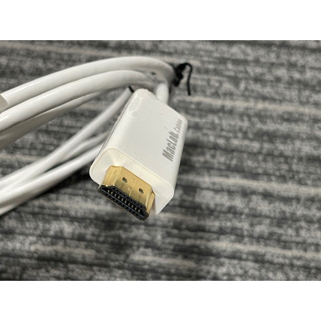 Thunderbolt to HDMI変換ケーブル1.8m（中古品）【送料無料】 スマホ/家電/カメラのPC/タブレット(その他)の商品写真