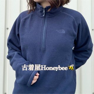 ザノースフェイス(THE NORTH FACE)のザノースフェイス　ハーフジップ　フリース　ブルゾン　アウター　ワンポイントロゴ(スウェット)