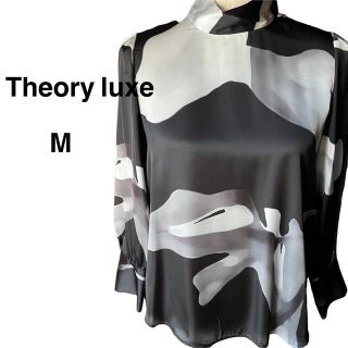 セオリーリュクス(Theory luxe)のTheory luxe セオリーリュクス  長袖シャツブラウス 38 黒(シャツ/ブラウス(長袖/七分))