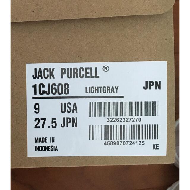 CONVERSE(コンバース)のコンバーススニーカー　ジャックパーセル JACK PURCELL ライトグレー メンズの靴/シューズ(スニーカー)の商品写真