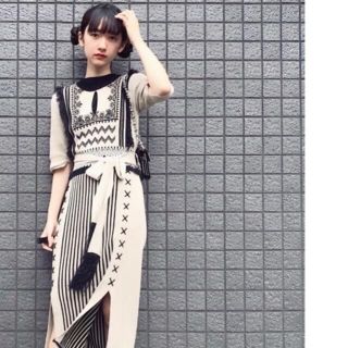 Mame Kurogouchiニットワンピース | (12月限定値下げ中)mame