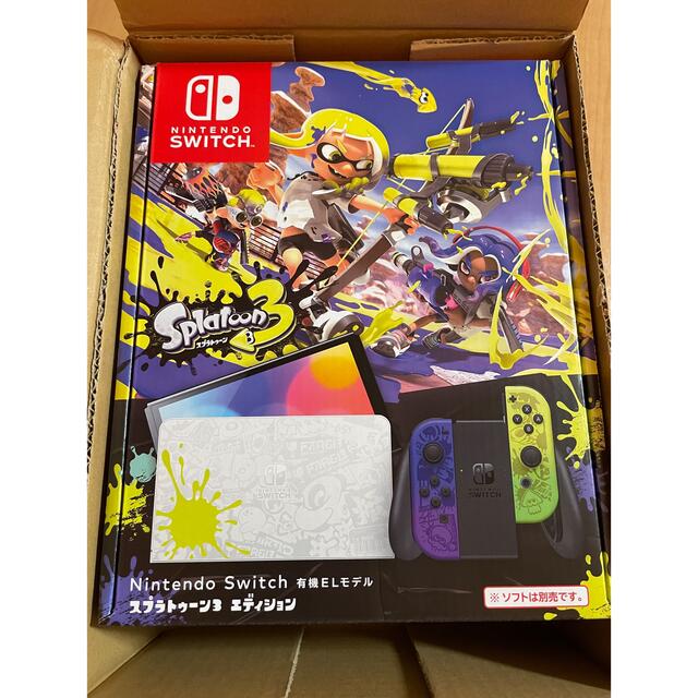 エンタメ/ホビーNintendo Switch（有機ELモデル）本体スプラトゥーン3エディション