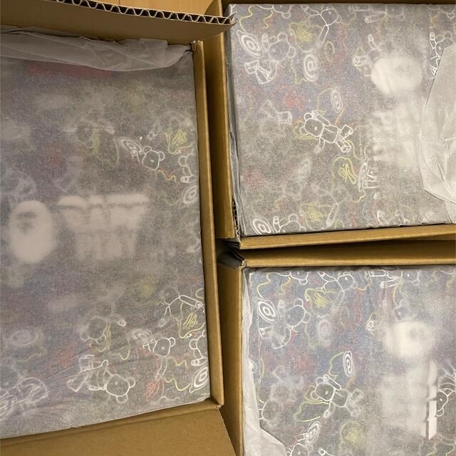 BE@RBRICK(ベアブリック)のBAPE BE@RBRICK LINE CAMO SHARK 100％ 400％ エンタメ/ホビーのフィギュア(その他)の商品写真