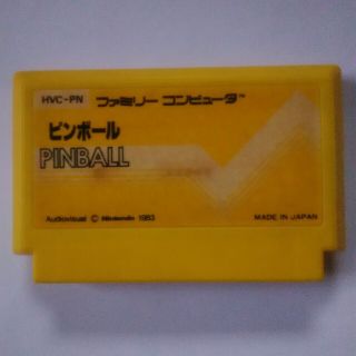 ファミリーコンピュータ(ファミリーコンピュータ)のピンボール ファミコン FC(家庭用ゲームソフト)