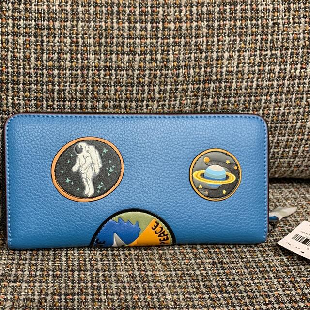 COACH/NASA コラボ スペース レザー長財布