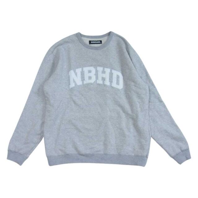 NEIGHBORHOOD(ネイバーフッド)のNEIGHBORHOOD ネイバーフッド スウェット 21AW 212FPNH-CSM02 CLASSIC-S / C-CREW クラシック カレッジロゴ クルーネック スウェット グレー グレー系 M【中古】 メンズのトップス(スウェット)の商品写真