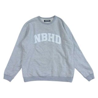 ネイバーフッド(NEIGHBORHOOD)のNEIGHBORHOOD ネイバーフッド スウェット 21AW 212FPNH-CSM02 CLASSIC-S / C-CREW クラシック カレッジロゴ クルーネック スウェット グレー グレー系 M【中古】(スウェット)