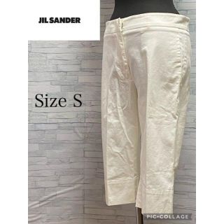 ジルサンダー(Jil Sander)の美品　ジルサンダー　白ハーフパンツ　サイズS(ハーフパンツ)