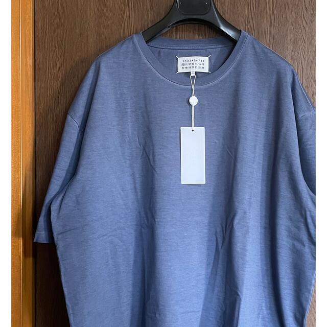 Maison Martin Margiela(マルタンマルジェラ)の52新品 メゾン マルジェラ Memory of Tシャツ 4ステッチ ブルー メンズのトップス(Tシャツ/カットソー(半袖/袖なし))の商品写真