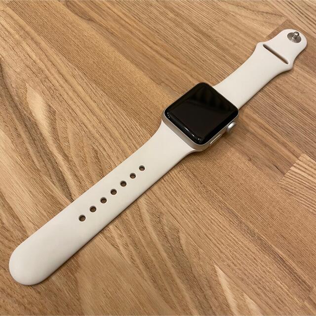 Apple Watch(アップルウォッチ)のApple Watch Series 3 MTEY2J/A 38mm シルバー スマホ/家電/カメラのスマホアクセサリー(その他)の商品写真