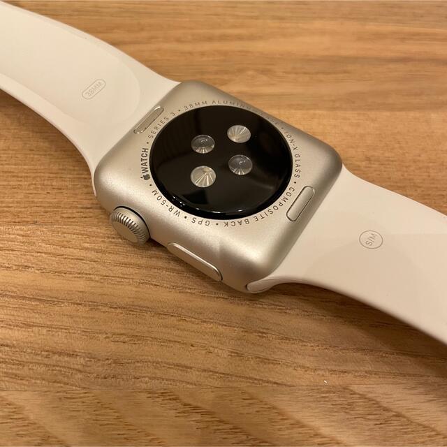 Apple Watch(アップルウォッチ)のApple Watch Series 3 MTEY2J/A 38mm シルバー スマホ/家電/カメラのスマホアクセサリー(その他)の商品写真