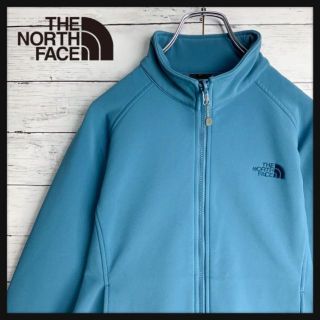 ザノースフェイス(THE NORTH FACE)の【トレンドのくすみカラー】ノースフェイス ソフトシェルジャケット 裏地フリース(ブルゾン)