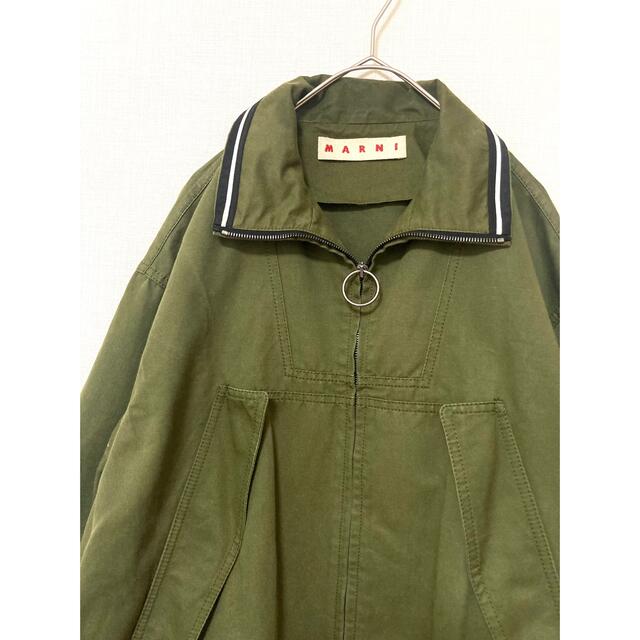 マルニ marni ミリタリージャケット オーバーサイズ ビッグシルエット