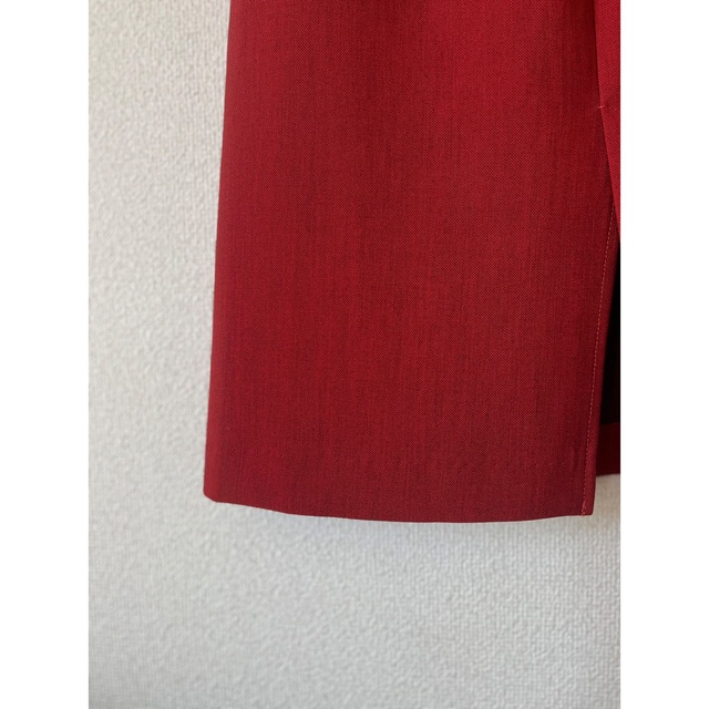CLANE 赤タイトスカート 4