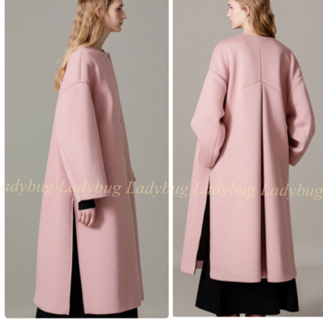ロングコート 美品○アドーアADORE○2wayレイヤードロングコート○¥110000