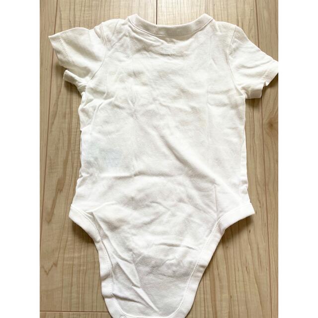 babyGAP(ベビーギャップ)のベビー ギャップ babyGAP ロンパース 無地 白 ホワイト 60 キッズ/ベビー/マタニティのベビー服(~85cm)(ロンパース)の商品写真