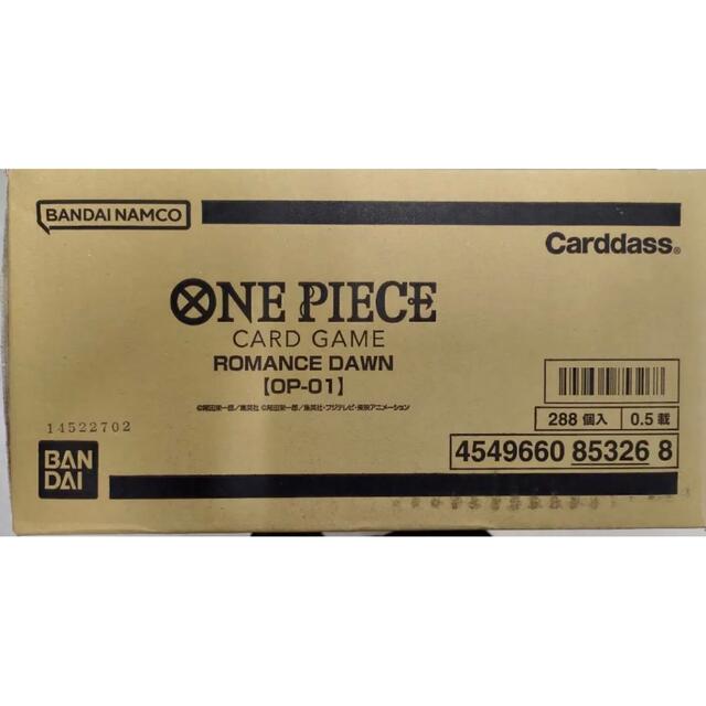 ワンピース  カードゲーム ROMANCE DAWN  1カートントレーディングカード
