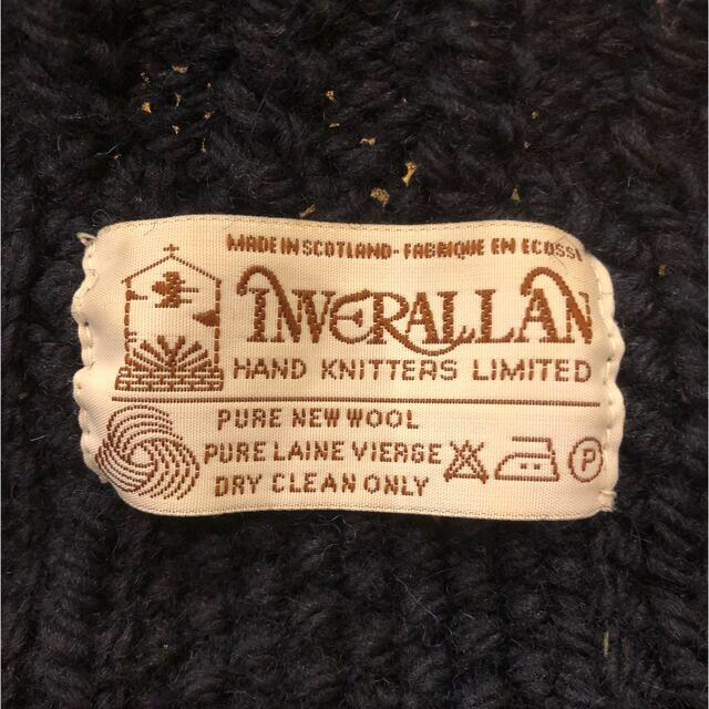 INVERALLAN - インバーアラン ニットカーディガン 3A 茶タグ INVERALLAN - インバーアラン ニットカーディガン 3A 茶タグ