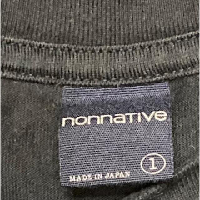 nonnative(ノンネイティブ)の★ノンネイティブ　コットンTシャツ　ブラック メンズのトップス(Tシャツ/カットソー(半袖/袖なし))の商品写真